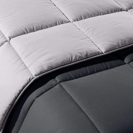 Trapunta singola invernale Caleffi art.Bicolor colore antracite