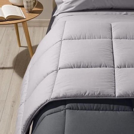 Trapunta singola invernale Caleffi art.Bicolor colore antracite