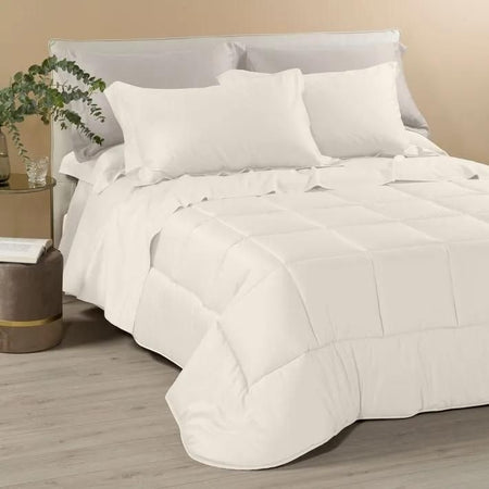 Trapunta matrimoniale invernale Caleffi art.Raso colore avorio