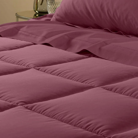 Trapunta matrimoniale invernale Caleffi art.Raso colore mauve