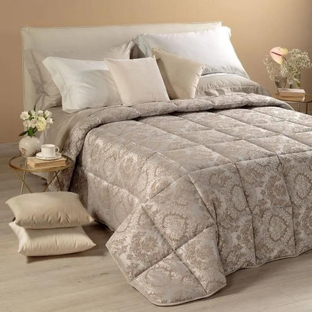 Trapunta matrimoniale invernale Caleffi art.Mida colore naturale