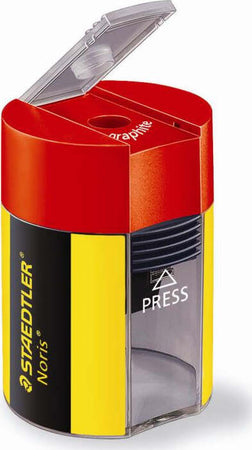 Staedtler-Temperamatite-a-1-foro-con-contenitore-per-trucioli-per-matite-con-fusto-max-Diametro-8