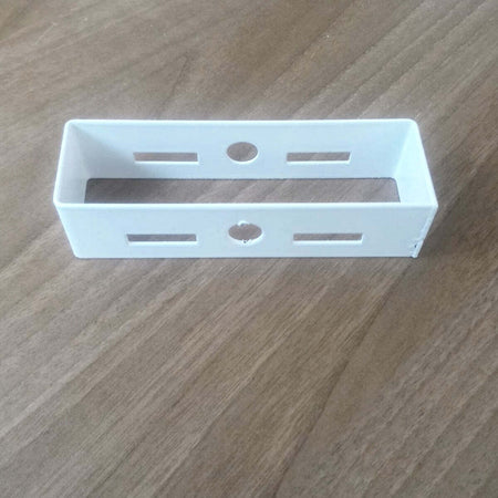 Staffa-collegamento-Illuminando-UFO-COLL-accessorio-plafoniera-applique-lampada-parete-soffitto-metallo-bianco