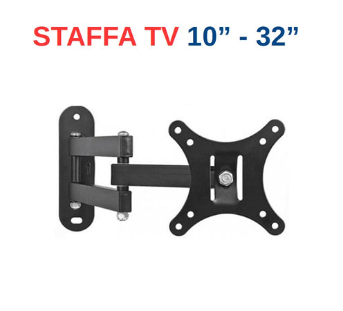 Supporto a parete con braccio per TV 10"-32"