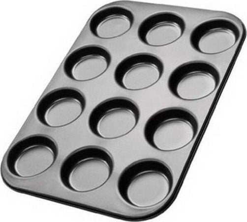 Stampo-Teglia-Antiaderente-12-Posti-Per-Muffin-Ruoto-Capcake-Pasticceria