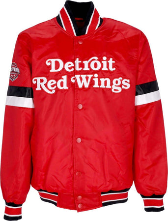 STARTER-Giubbotto-Bomber-Uomo-Nhl-Home-Game-Satin-Jacket-Detred-Original-Team-Colors-da-uomo