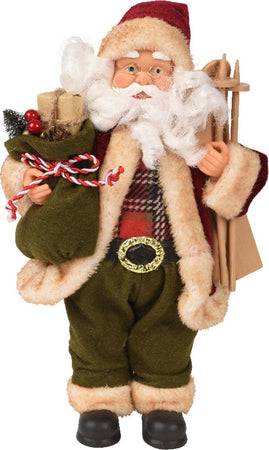 Statuetta con babbo natale con pacchi regalo e slitta decorazione per interno h 30 cm Casa e cucina/Decorazioni per interni/Addobbi e decorazioni per ricorrenze/Decorazioni natalizie/Schiaccianoci MagiediNatale.it - Altamura, Commerciovirtuoso.it