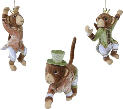 Statuetta con scimmie con corona decorazione per interno h 39 cm Casa e cucina/Decorazioni per interni/Addobbi e decorazioni per ricorrenze/Decorazioni natalizie/Schiaccianoci MagiediNatale.it - Altamura, Commerciovirtuoso.it