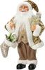 Statuetta di Babbo Natale con pacco regalo e calza in poliestere Casa e cucina/Decorazioni per interni/Addobbi e decorazioni per ricorrenze/Decorazioni natalizie/Schiaccianoci MagiediNatale.it - Altamura, Commerciovirtuoso.it
