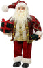 Statuetta di Babbo Natale con pacco regalo e in poliestere Casa e cucina/Decorazioni per interni/Addobbi e decorazioni per ricorrenze/Decorazioni natalizie/Schiaccianoci MagiediNatale.it - Altamura, Commerciovirtuoso.it
