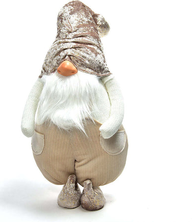 Statuetta di Babbo Natale, in tessuto, nano da giardino decorativo Casa e cucina/Decorazioni per interni/Addobbi e decorazioni per ricorrenze/Decorazioni natalizie/Presepi/Statuine e fondali per il presepe MagiediNatale.it - Altamura, Commerciovirtuoso.it