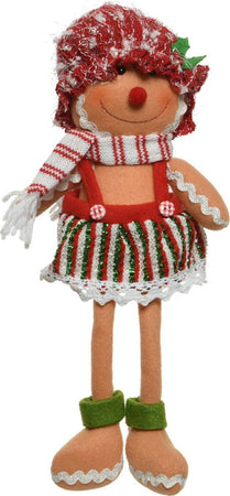 Statuetta pupazzi coppia di omini di pan di zenzero in poliestere decorazione h 32 cm Casa e cucina/Decorazioni per interni/Addobbi e decorazioni per ricorrenze/Decorazioni natalizie/Schiaccianoci MagiediNatale.it - Altamura, Commerciovirtuoso.it