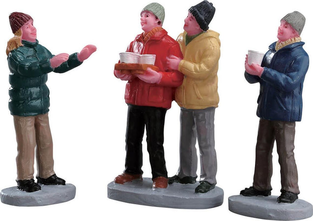 Statuetta scambio cedro decorazione per presepe e villaggio di Natale in poliresina Casa e cucina/Decorazioni per interni/Addobbi e decorazioni per ricorrenze/Decorazioni natalizie/Oggettistica MagiediNatale.it - Altamura, Commerciovirtuoso.it