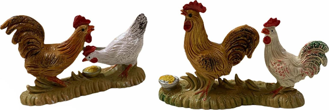 Statuette per presepe natalizio con animali in coppia galline, oche, pavoni, papere in blister Casa e cucina/Decorazioni per interni/Addobbi e decorazioni per ricorrenze/Decorazioni natalizie/Presepi/Statuine e fondali per il presepe MagiediNatale.it - Altamura, Commerciovirtuoso.it