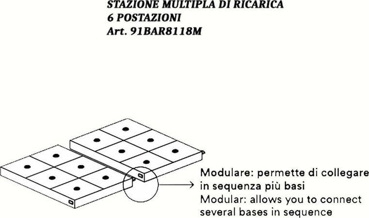 Stazione-multipla-di-ricarica-Perenz-91BAR8118M-6-postazioni-per-art.-ELLIOTT
