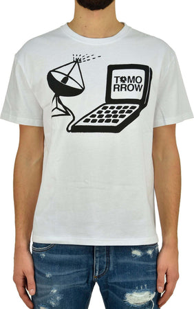 STELLA-McCARTNEY-Stella-McCartney-T-shirt-Bianca-Uomo-Cotone-Stampa-Mod.MN0453010SIP049000-da-uomo