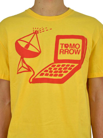 STELLA-McCARTNEY-Stella-McCartney-T-shirt-Gialla-Uomo-Cotone-Stampa-Mod.MN0453010SIP047041-da-uomo