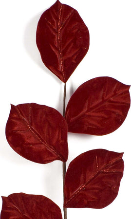 Stelo con foglie in velluto Rosso h 64 cm ramo per Alberi e Ghirlande natalizie Casa e cucina/Decorazioni per interni/Addobbi e decorazioni per ricorrenze/Decorazioni natalizie/Ghirlande e corone MagiediNatale.it - Altamura, Commerciovirtuoso.it