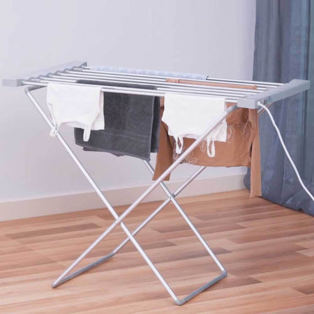 Stendibiancheria-Elettrico-120W-Stendino-Asciugabiancheria-Pieghevole-Alluminio