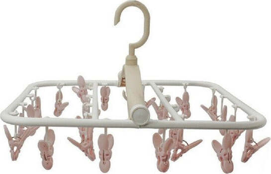 Stendino-Portatile-Stendibiancheria-Pieghevole-Casa-Campeggi-24-Mollette-38x22cm