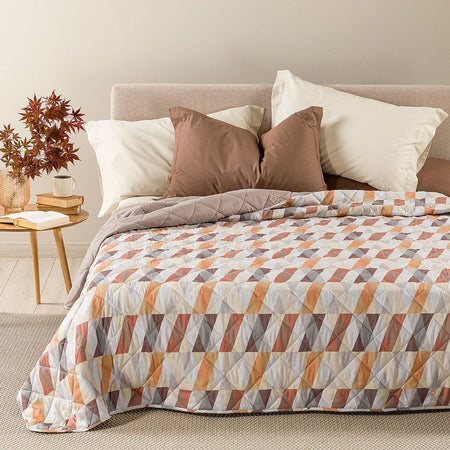 Copriletto Trapuntato In Microfibra Still - Caleffi