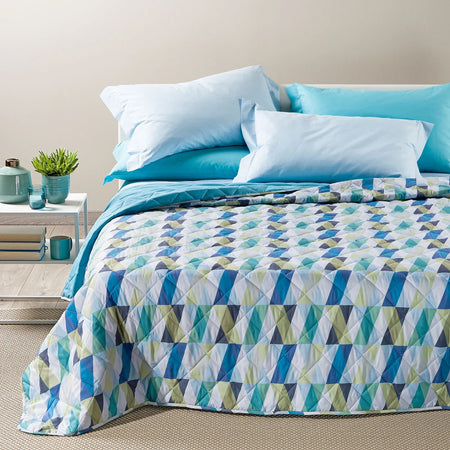 Copriletto Trapuntato In Microfibra Still - Caleffi