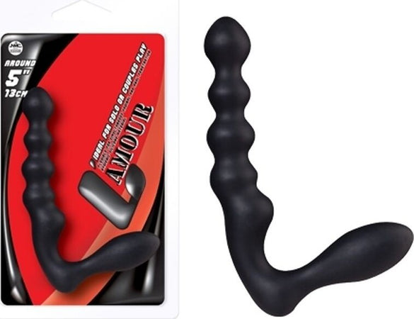 Stimolatore Prostata Lamour Black Stimolatore Prostatico e Anale/vaginale 13 cm Salute e cura della persona/Erotismo e contraccezione/Sex toys/Massaggiatori per la prostata Kondorama - Martinsicuro, Commerciovirtuoso.it