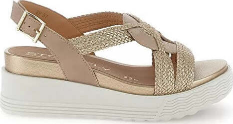 Stonefly-sandalo-con-zeppa-oro-220895
