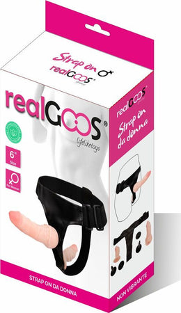 Strap On Fallo Realistico Doppio Interno Esterno per Lei Da Donna Indossabile Non Vibrante Realgoos® Salute e cura della persona/Erotismo e contraccezione/Sex toys/Strap-on Kondorama - Martinsicuro, Commerciovirtuoso.it