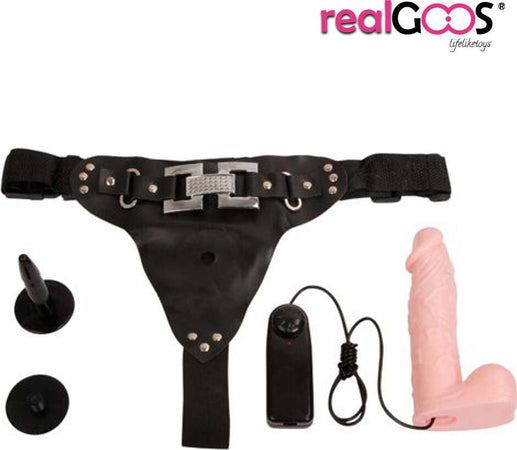 Strap On Fallo Realistico Realgoos® per Lei Da Donna Indossabile con Vibrazione strap-on con Telecomando Salute e cura della persona/Erotismo e contraccezione/Sex toys/Strap-on Kondorama - Martinsicuro, Commerciovirtuoso.it