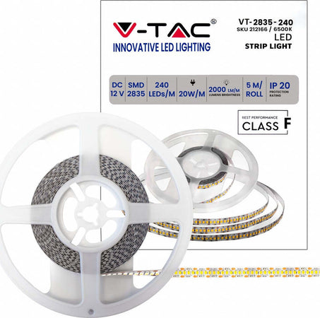 STRISCIA LED FLESSIBILE 100W SMD MONOCOLORE 240 LED/METRO 12V - BOBINA 5 METRI - SKU 212164 / 212165 / 212166 Illuminazione/Strisce LED Zencoccostore - Formia, Commerciovirtuoso.it