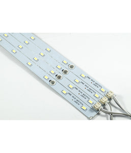 Striscia Led Rigida Calamitata Barra Kit Plafoniera Lampada Neon Luce Strip