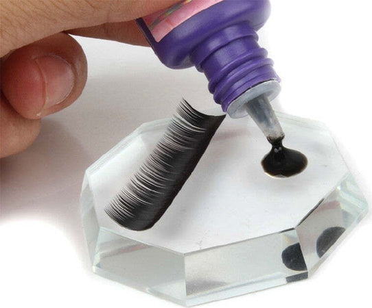 STRUMENTO DI CRISTALLO OTTAGONALE PER INCOLLAGGIO COLLA PER EXTENSION CIGLIE Bellezza/Trucco/Occhi/Trattamenti ciglia Trade Shop italia - Napoli, Commerciovirtuoso.it
