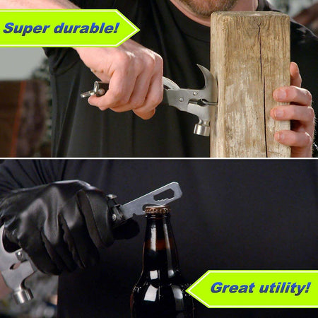 STRUMENTO MULTIUSO MULTIFUNZIONE 18 ATTREZZI IN 1 MARTELLO PINZA CACCIAVITE Fai da te/Utensili elettrici e a mano/Utensili a mano/Martelli e magli/Martelli a colpo morto Trade Shop italia - Napoli, Commerciovirtuoso.it