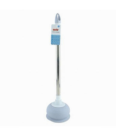 Sturalavandino Bagno Ventosa In Gomma Per Wc Con Manico In Acciaio Plastica 87624