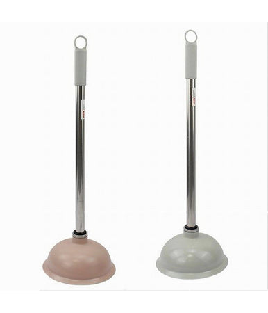Sturalavandino Scarico Wc Con Manico Cromato Ventosa In Gomma Vari Colori 10120