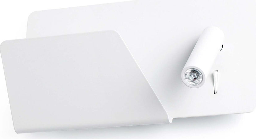 SUAU USB Lampada da parete bianca con lettore sinistra Illuminazione/Illuminazione per interni/Illuminazioni per pareti/Applique Led Mall Home - Napoli, Commerciovirtuoso.it