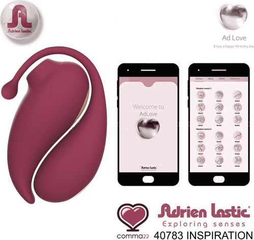 Succhia Clitoride E Vibratore Connessione Con App Adrien Lastic Inspiration Gioco Di Coppia Stimolatore Di Aspirazione Del Clitoride in Combinazione Con Un Uovo Vibrante Salute e cura della persona/Erotismo e contraccezione/Sex toys/Vibratori/Vibratori classici Kondorama - Martinsicuro, Commerciovirtuoso.it