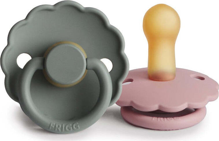 Succhietto-Frigg-B-Latex-2-in-1-Daisy-Baby-Pink-e-French-Grey-Varie-Misure