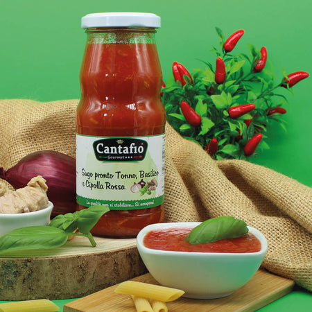 Sugo pronto con Tonno e Cipolla Rossa 340g