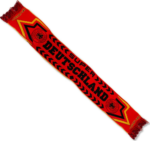 Super Deutschland Sciarpa Jacquard Sciarpa Della Germania Con Frange Ideale Da Tenere in Camera O Da Portare Allo Stadio Sport e tempo libero/Fan Shop/Calcio/Abbigliamento/Sciarpe e scialli Il Distintivo - Pesaro, Commerciovirtuoso.it