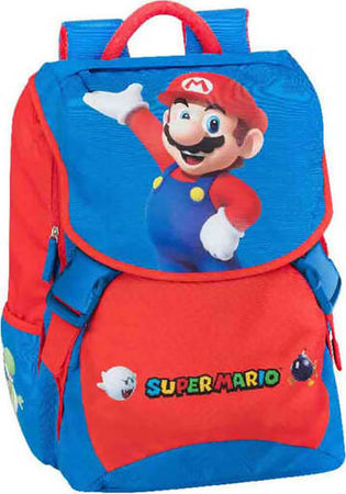 Super Mario Zaino Scuola Estensibile Organizzato 65062 Blu Rosso Franco Cosimo Panini Cancelleria e prodotti per ufficio/Scuola e materiale didattico/Materiale scolastico/Cartelle e zaini per la scuola/Zainetti per bambini Cartoleria Deja Vu - Crotone, Commerciovirtuoso.it