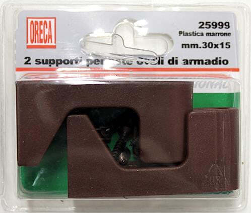 Supporti reggi asta armadio Oreca 25999 Fai da te/Utensili elettrici e a mano/Attrezzi da giardinaggio/Spaghi e fascette/Legami di torsione Scontolo.net - Potenza, Commerciovirtuoso.it