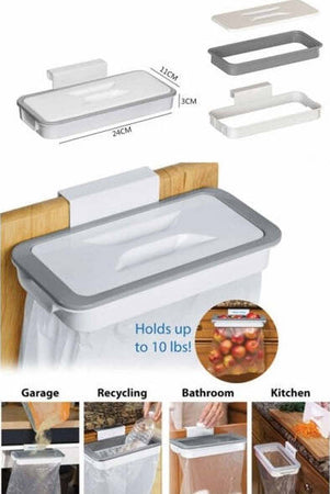 Supporto-Buste-Spazzatura-Gancio-Cassetti-Ante-Mobili-Raccolta-Rifiuti-Cucina