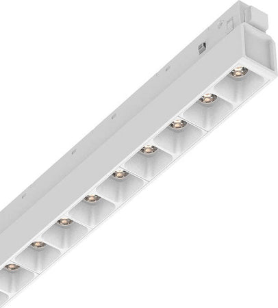 Supporto-Lineare-Binario-Ego-Alluminio-Bianco-Led-13W-3000K-Dali-Luce-Calda