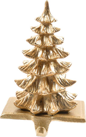 Supporto per Calza di Natale Albero Oro in resina e ghisa da 19 cm Casa e cucina/Decorazioni per interni/Addobbi e decorazioni per ricorrenze/Decorazioni natalizie/Ghirlande e corone MagiediNatale.it - Altamura, Commerciovirtuoso.it