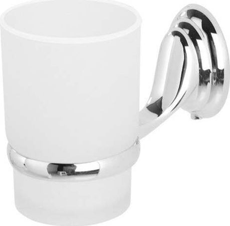 Supporto-Porta-Bicchiere-Per-Spazzolini-Acciaio-Vetro-A-Parete-Accessori-Bagno