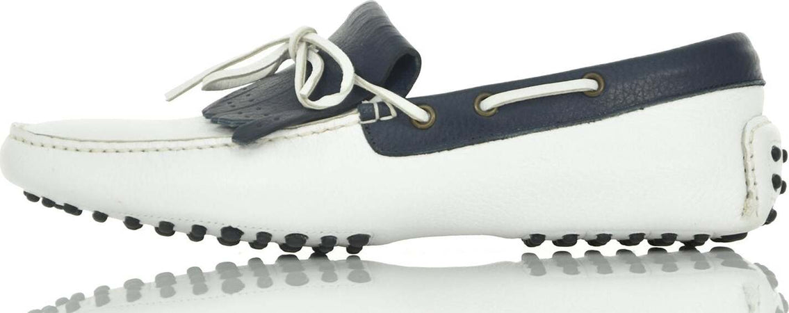 SUTOR-MANTELLASSI-Sutor-Mantellassi-Mocassino-Blu-e-Bianco-Uomo-Mod.C203B-da-uomo