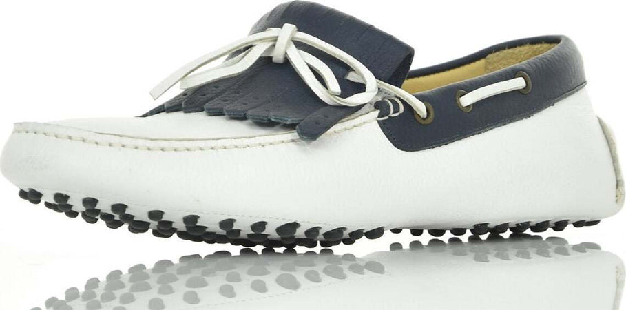SUTOR-MANTELLASSI-Sutor-Mantellassi-Mocassino-Blu-e-Bianco-Uomo-Mod.C203B-da-uomo
