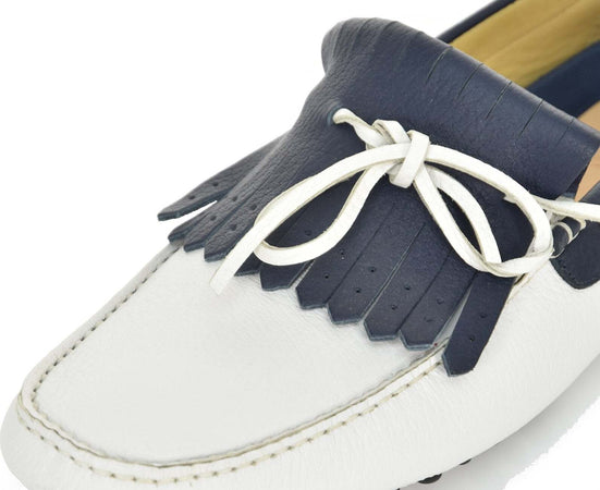 SUTOR-MANTELLASSI-Sutor-Mantellassi-Mocassino-Blu-e-Bianco-Uomo-Mod.C203B-da-uomo